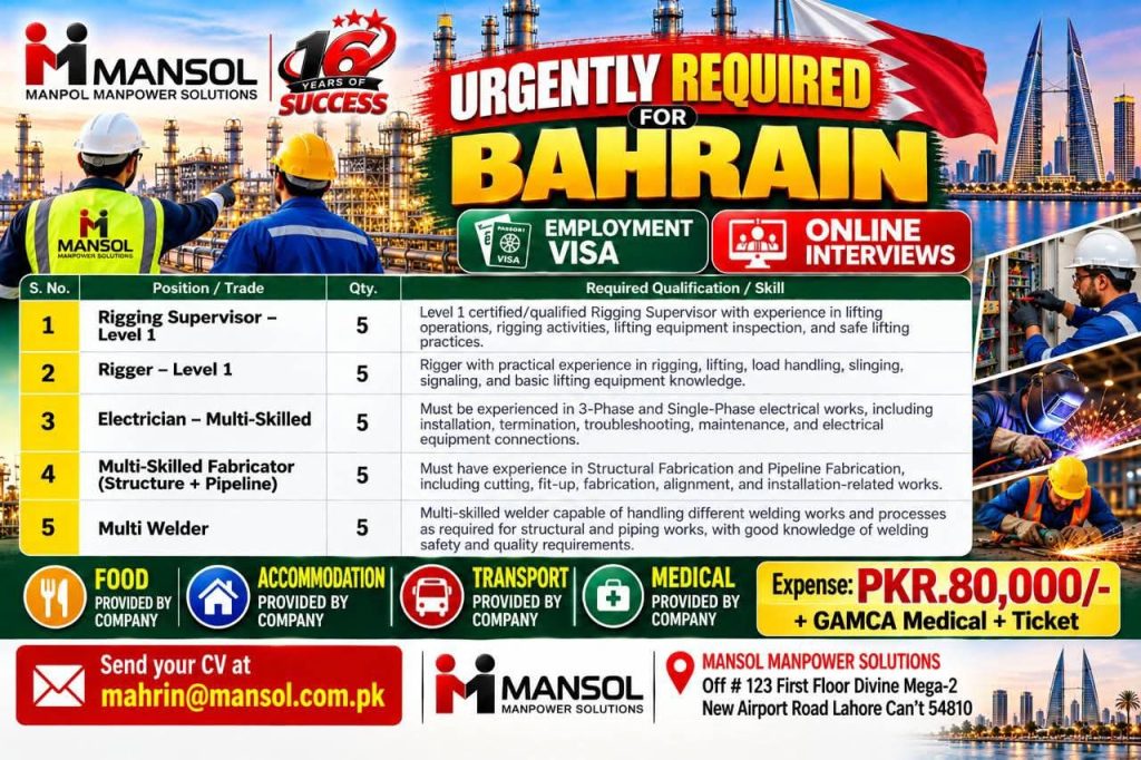 URGENTLY REQUIRED FOR BAHRAIN img 20261004 wa0030